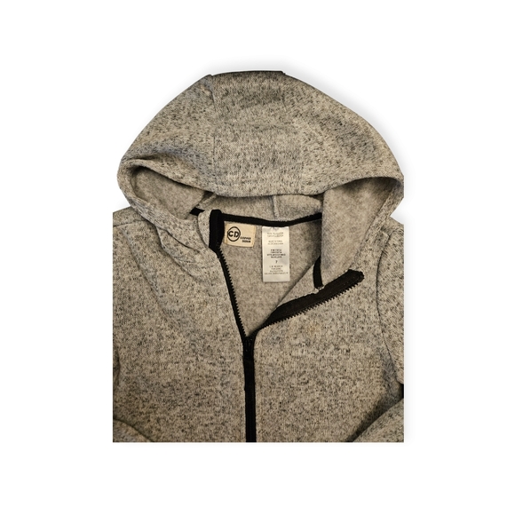 Light Grey Boys Knit Sweater Size 7 - Picture 3 of 3